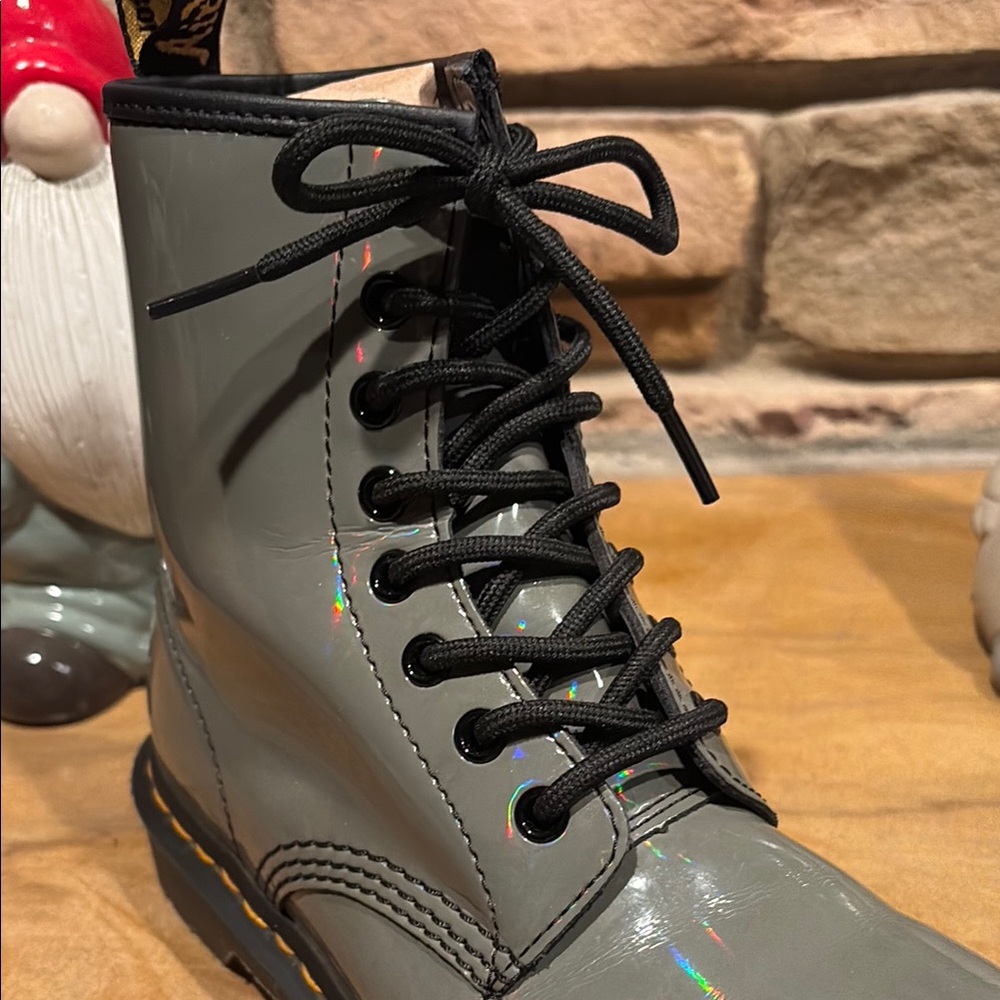 NOT FOR SALE: Dr. Martens Gray Combat Boots 🥾! - Picture 6 of 9